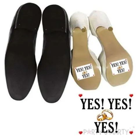 naklejki na buty yes yes yes 2 szt