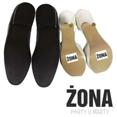 naklejki na buty zona 2 szt