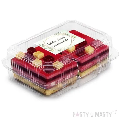 naklejki na ciasto odrobina slodkosci mietowa geometria 5x8 cm 10 szt