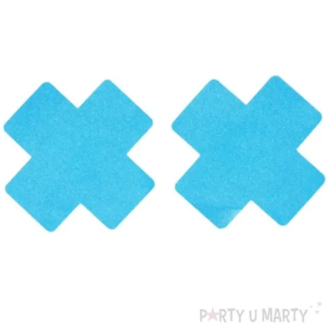 naklejki na sutki krzyzyki niebieski smiffys 2 szt