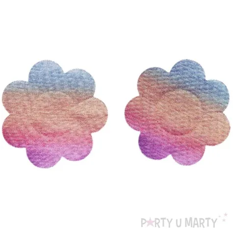 naklejki na sutki kwiatki fever teczowy smiffys 2 szt