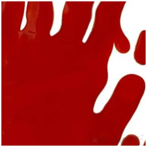 naklejki na szybe krwawe slady reka partypal