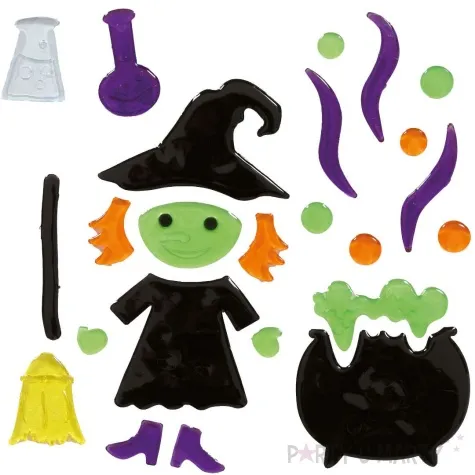 naklejki na szybe wiedzma guirca 24 szt