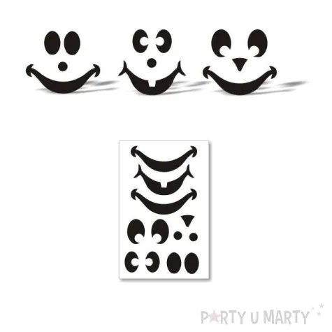 naklejki party duszki 3 szt