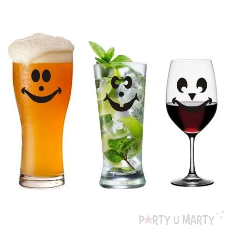 naklejki party duszki 3 szt