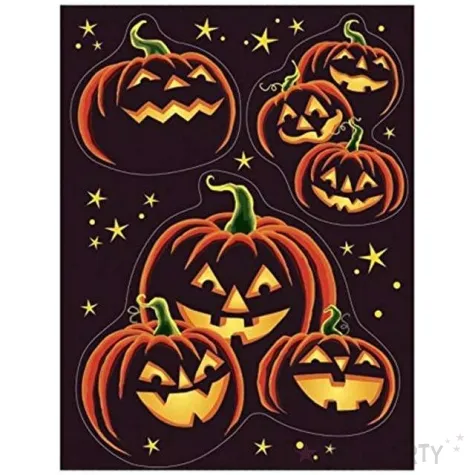 naklejki party dynie dwustronna