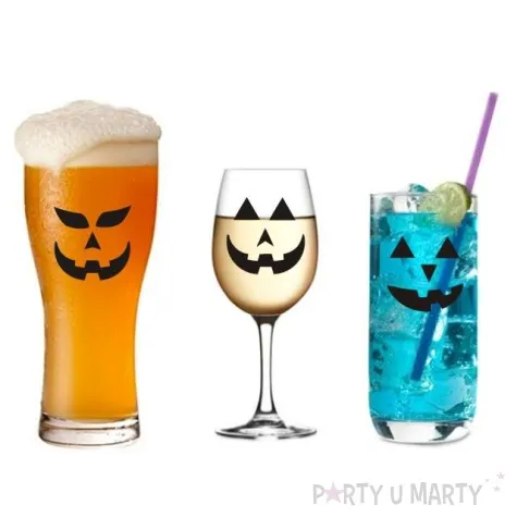 naklejki party dynie wesole 3 szt