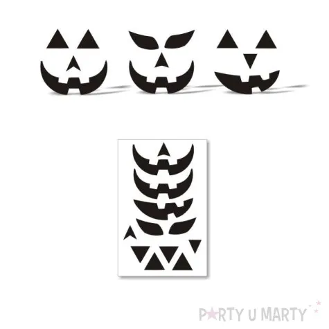 naklejki party dynie wesole 3 szt