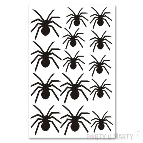 naklejki party pajaki 14 szt