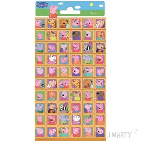 naklejki party swinka peppa grabo 60 szt