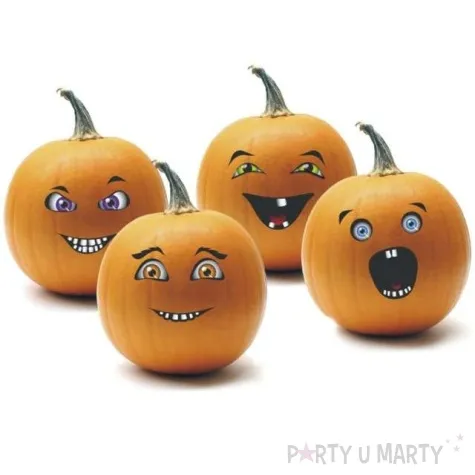 naklejki party szablon dynia arpex 4 kpl