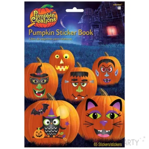 naklejki party szablon halloween amscan 65 szt