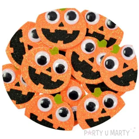 naklejki piankowe dynie halloween pomaranczowe arpex 12 szt