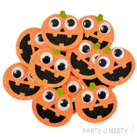 naklejki piankowe dynie halloween pomaranczowe arpex 12 szt