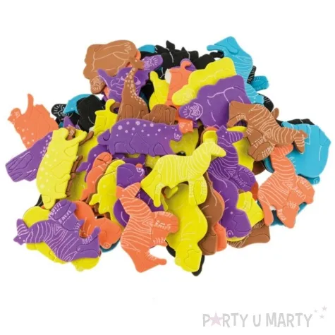 naklejki piankowe dzikie zwierzeta safari mix brewis 98 szt