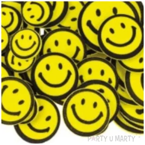 naklejki piankowe emotki usmiechy zolty brewis 54 szt