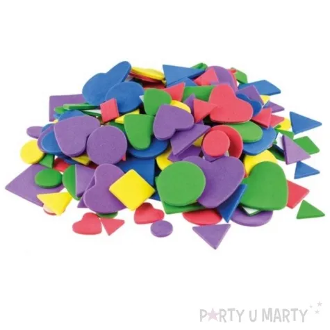 naklejki piankowe figury serca mix brewis 72 szt