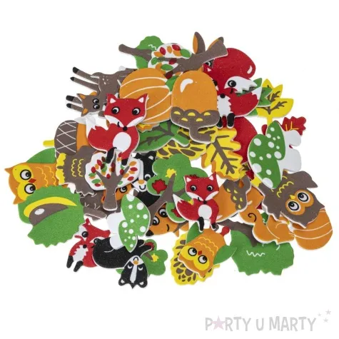 naklejki piankowe jesienny mix brewis 48 szt