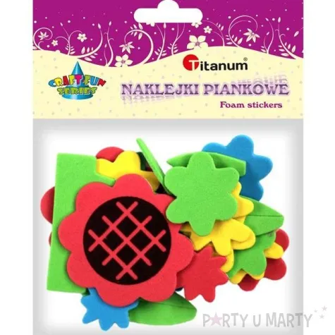 naklejki piankowe kwiat w doniczce titanum