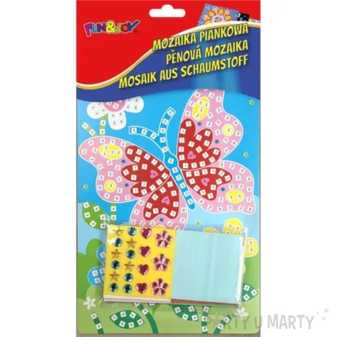 naklejki piankowe mozaika motylek fun joy