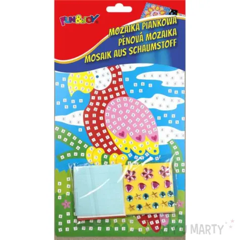 naklejki piankowe mozaika papuga titanum