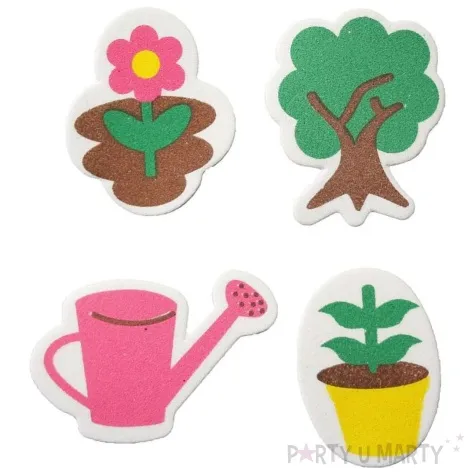 naklejki piankowe ogrodniczy mix titanum 70 szt