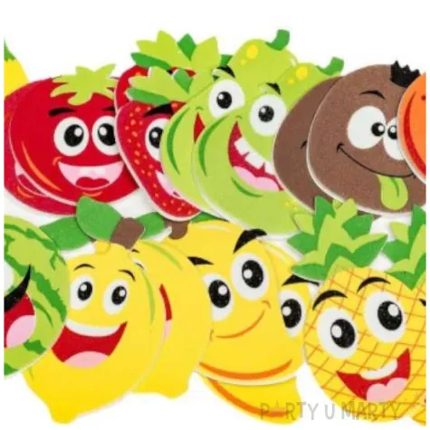 naklejki piankowe owoce mix brewis 22 szt