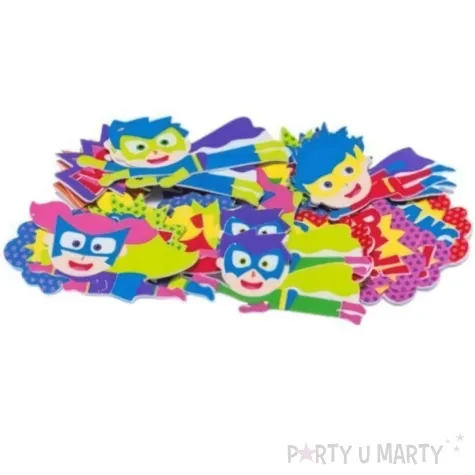 naklejki piankowe superbohaterowie pow mix brewis 28 szt