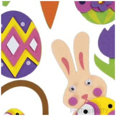 naklejki piankowe wielkanocne 3d titanum