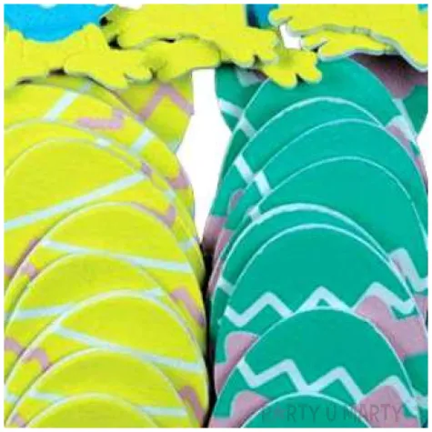 naklejki piankowe wielkanocne jajka titanum 100 szt