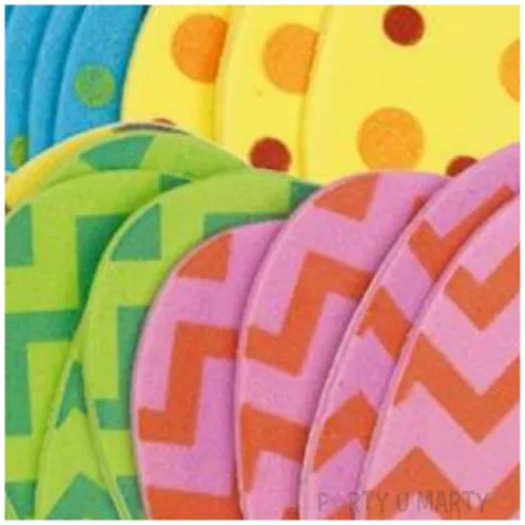 naklejki piankowe wielkanocne jajka titanum 24 szt