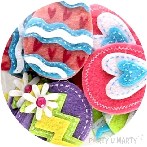 naklejki piankowe wielkanocne pisanki brewis 12 szt