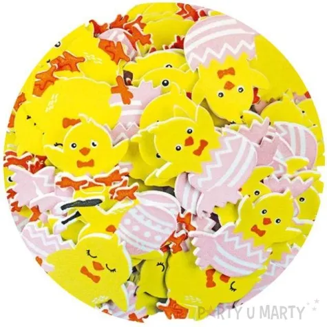 naklejki piankowe wielkanocne piskleta titanum 100 szt