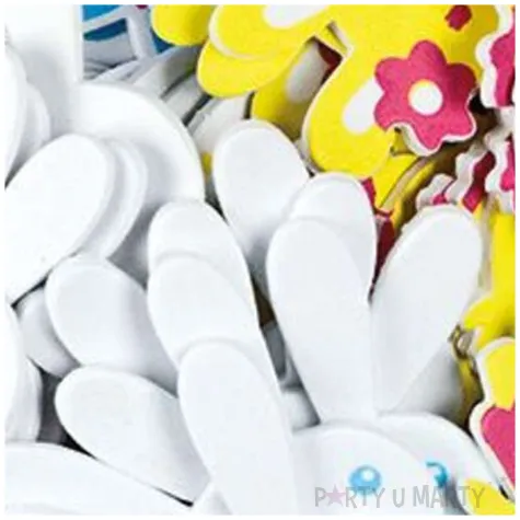 naklejki piankowe wielkanocne zajace titanum 100 szt