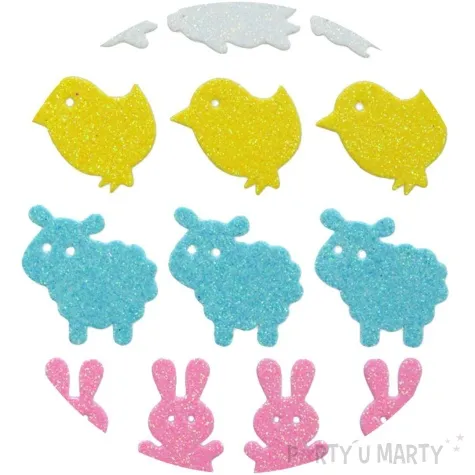 naklejki piankowe wielkanocne zwierzeta arpex