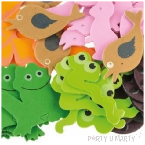 naklejki piankowe zwierzeta lesne mix brewis 40 szt