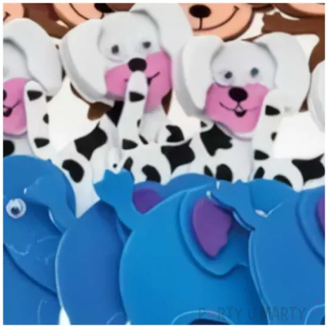 naklejki piankowe zwierzeta mix brewis 12 szt