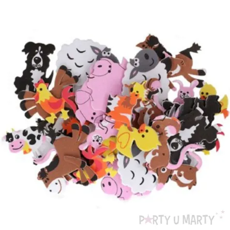 naklejki piankowe zwierzeta na wsi 2 mix titanum 96 szt