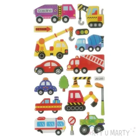 naklejki pojazdy uzytkowe wypukle mix titanum 17 szt