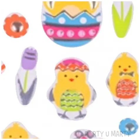 naklejki posrebrzane kurczaki arpex