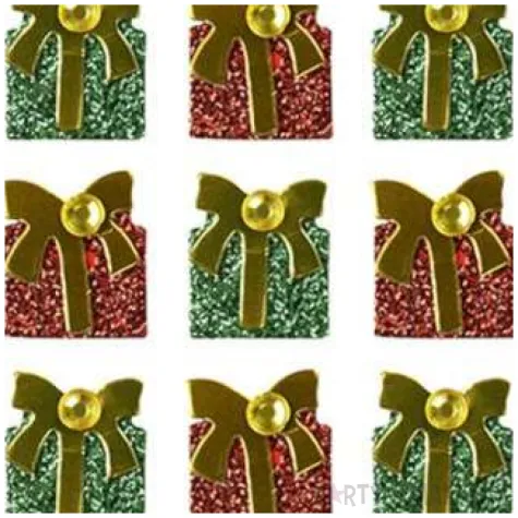 naklejki prezenty z kokardkami 3d mix titanum 25 szt