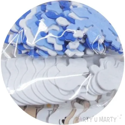 naklejki reniferki i balwanki piankowe z brokatem brewis 55 szt