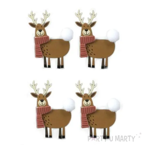 naklejki reniferki titanum 8 szt