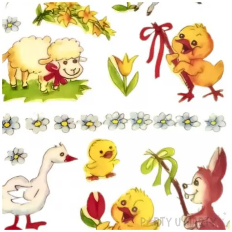 naklejki samoprzylepne wielkanocne kurczaczki brewis 23 szt