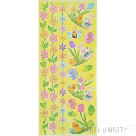 naklejki samoprzylepne wielkanocne tasiemki i pisanki brewis 19 cm