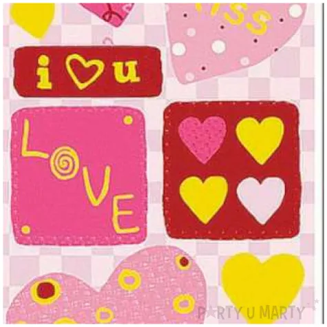 naklejki serca love 3 mix titanum