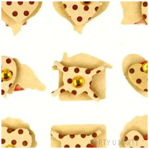 naklejki serca w kropki titanum