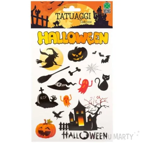 naklejki tatuaze na halloween mix carnival
