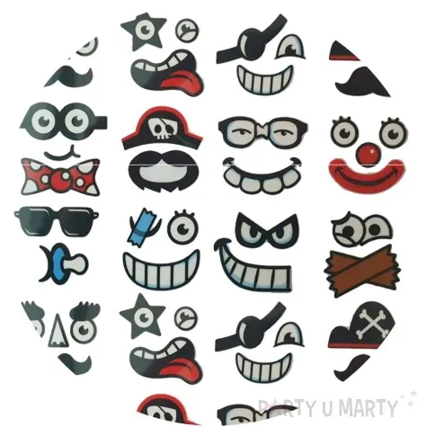 naklejki tatuaze na jajka piraci arpex