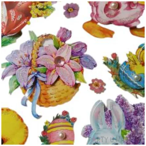 naklejki trojwymiarowe wielkanocne kaczuszki brewis